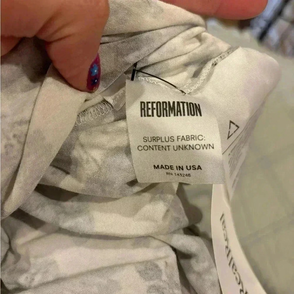 Reformation Floral Print Midi Length Dress Size: XS - Picture 6 of 7